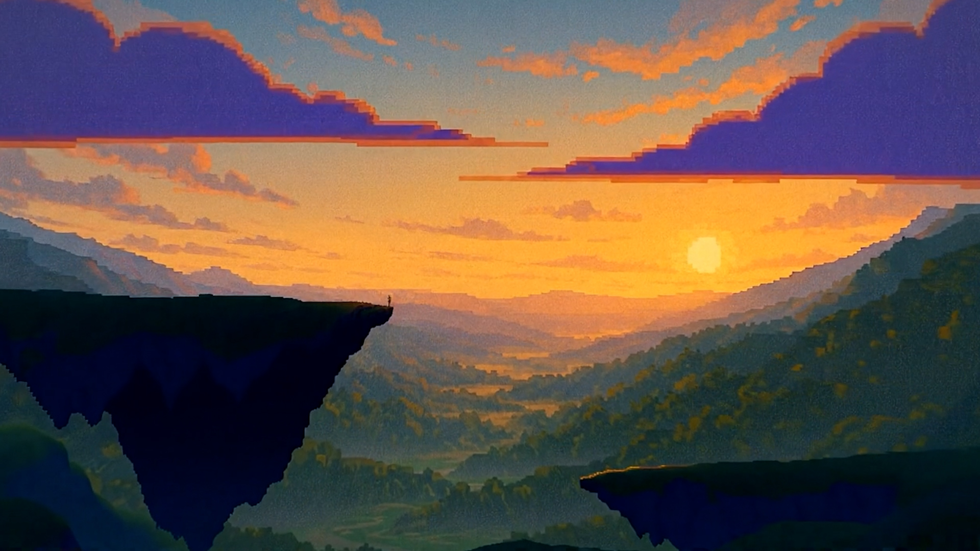 Outside